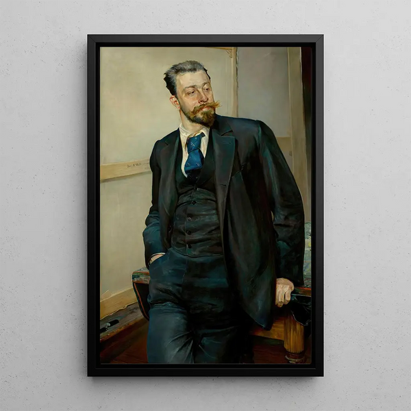 Portrait of Michał Wywirski - Jacek Malczewski — framed artwork on a wall
