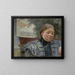 Portrait of Sister Hélène - Jacek Malczewski — framed artwork on a wall