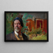 Self-portrait - Jacek Malczewski — framed artwork on a wall