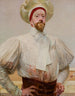 Self-portrait in white attire - Jacek Malczewski — artwork view