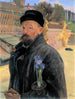 Self-portrait with a hyacinth - Jacek Malczewski — artwork view