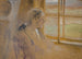 Sketch of a woman at the window - Jacek Malczewski — artwork view