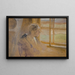 Sketch of a woman at the window - Jacek Malczewski — framed artwork on a wall
