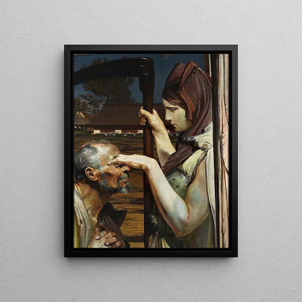La mort - Jacek Malczewski — framed artwork on a wall