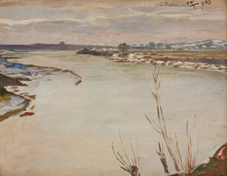 Spring Thaw Painting - Jacek Malczewski — artwork view