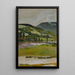 Spring Landscape Painting by Rozd - Jacek Malczewski — framed artwork on a wall