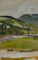 Spring Landscape Painting by Rozd - Jacek Malczewski — artwork view