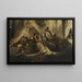 Sunday at the mine, rest at the mine - Jacek Malczewski — framed artwork on a wall