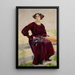 La Chanson Finie, Portrait of Ra Aleksandrowicz - Jacek Malczewski — framed artwork on a wall