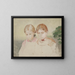Two Girls - Jacek Malczewski — framed artwork on a wall