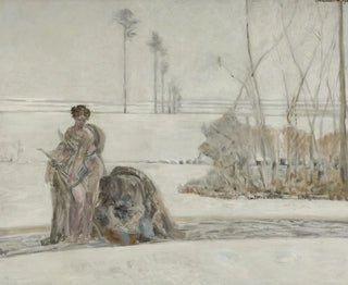 Winter Landscape - Jacek Malczewski — artwork view