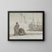 Winter Landscape - Jacek Malczewski — framed artwork on a wall