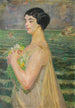 Femme au bord de la mer - Jacek Malczewski — artwork view