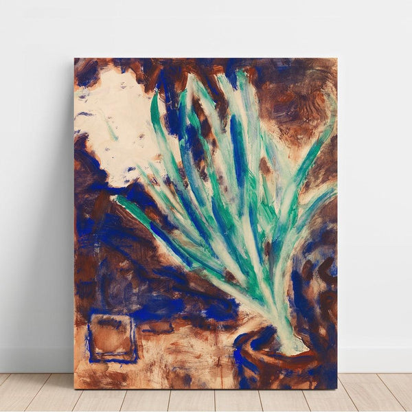 Reproduction of the painting White Hyacinth Painting - Christian Rohlfs