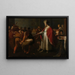 The Parable of the Unworthy Guest at the Wedding - Jacob Adriaensz Backer — framed artwork on a wall