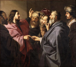 L'Offrande à la monnaie - Jacob Adriaensz Backer — artwork view