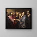 L'Offrande à la monnaie - Jacob Adriaensz Backer — framed artwork on a wall