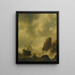 A shipwreck off a rocky coast - Jacob Adriaensz. Bellevois — framed artwork on a wall