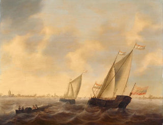 Boats and ships at sea - Jacob Adriaensz Bellevois — artwork view