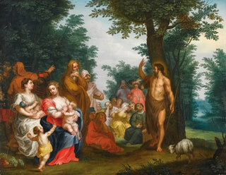 Saint Jean-Baptiste prêchant - Jacob Andries Beschey — artwork view