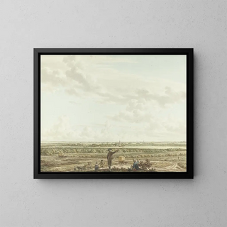 Vue de la Montagne de la Table avec au premier plan Blaricum - Jacob Cats — framed artwork on a wall