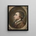 Alexandre Pape poet 1744 - Jacob Christoph Le Blon — framed artwork on a wall