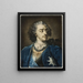 Portrait of Louis XV - Jacob Christoph Le Blon — framed artwork on a wall