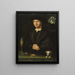 Portrait of a family member Alardes - Jacob Claesz. van Utrecht — framed artwork on a wall