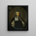 Portrait painting of Joan Maetsuyker, Governor-General of the Dutch East Indies - Jacob Coeman — framed artwork on a wall