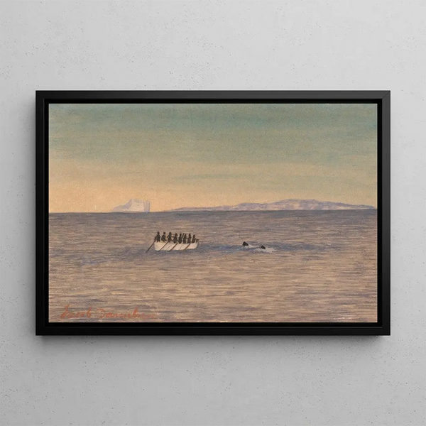 Unknown Title Painting 8 - Jacob Danielsen — framed artwork on a wall