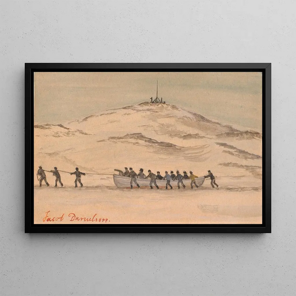 Untitled Painting - Jacob Danielsen — framed artwork on a wall