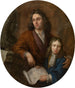 The sculptor Willem Kerricx and his son Willem Ignatius - Jacob Denys — artwork view