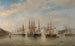 Dutch, English, French, and American Squadron Painting in Japanese waters during the expedition led by French commander Constant Jaurès September 1864 - Jacob Eduard van Heemskerck van Beest — artwork view