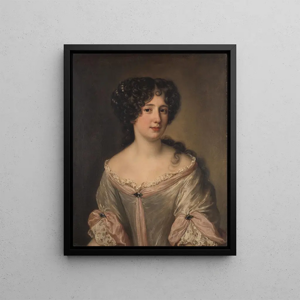 Portrait of Duchess Mancini Colonna 1646-1699 - Jacob Ferdinand Voet — framed artwork on a wall