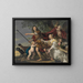 Portrait of a lady and a gentleman in Venus and Adonis - Jacob Frans van der Merck — framed artwork on a wall