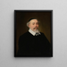 Portrait of a bearded man wearing a cap, considered the mayor of Dordrecht - Jacob Gerritsz. Cuyp — framed artwork on a wall