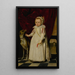 Portrait of a young boy and a dog in a landscape - Jacob Gerritsz Cuyp — framed artwork on a wall