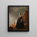 La promenade matinale - Jacob Gerritsz. Cuyp — framed artwork on a wall