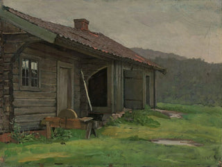 A farm under summer rain - Jacob Glersen — artwork view