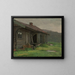 A farm under summer rain - Jacob Glersen — framed artwork on a wall