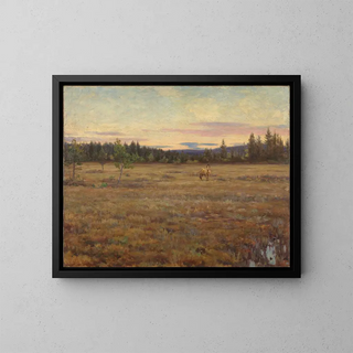 Early Autumn Morning - Jacob Glersen — framed artwork on a wall