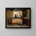 Visiting grandmother - Jacob Glersen — framed artwork on a wall