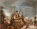 Allegory of the Seasons in a landscape - Jacob Grimmer — artwork view