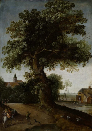 Jacob Grimmer - Landscape with Large Tree.webp