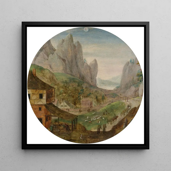 The month of October with the Scorpio sign - Jacob Grimmer — framed artwork on a wall