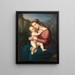 Marie with the Child - Jacob Götzenberger — framed artwork on a wall