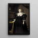 Maria Eleonora 1599-1655 Princess of Brandenburg Queen of Sweden - Jacob Heinrich Elbfas — framed artwork on a wall