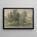 Edge of the Forest with Stream - Jacob Hoffmann — framed artwork on a wall