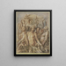 Enthousiasme de l'enfance - Jacob Jordaens — framed artwork on a wall