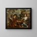 Bergère versant du lait à un berger - Jacob Jordaens — framed artwork on a wall